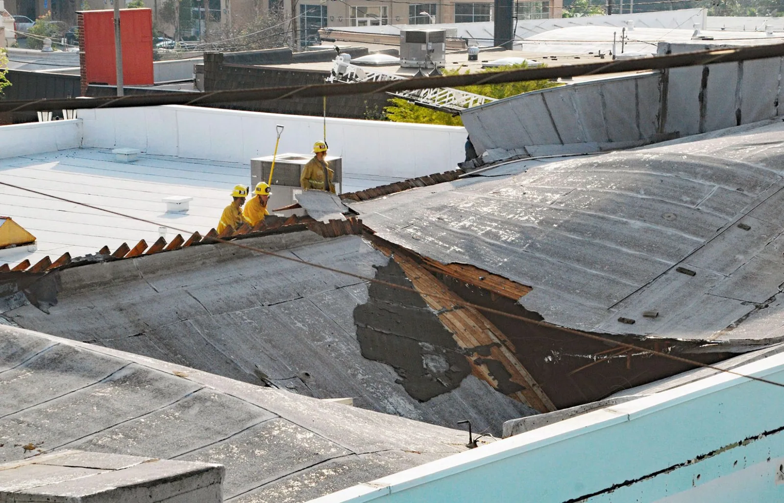 Commercial Roof Flashing Failure Repair in Round Rock, TX