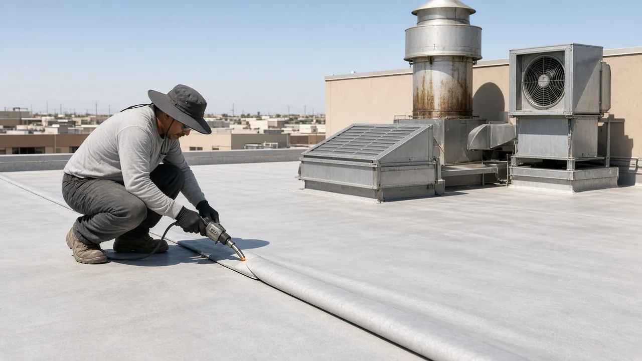 Commercial PVC Roofing in Round Rock, TX