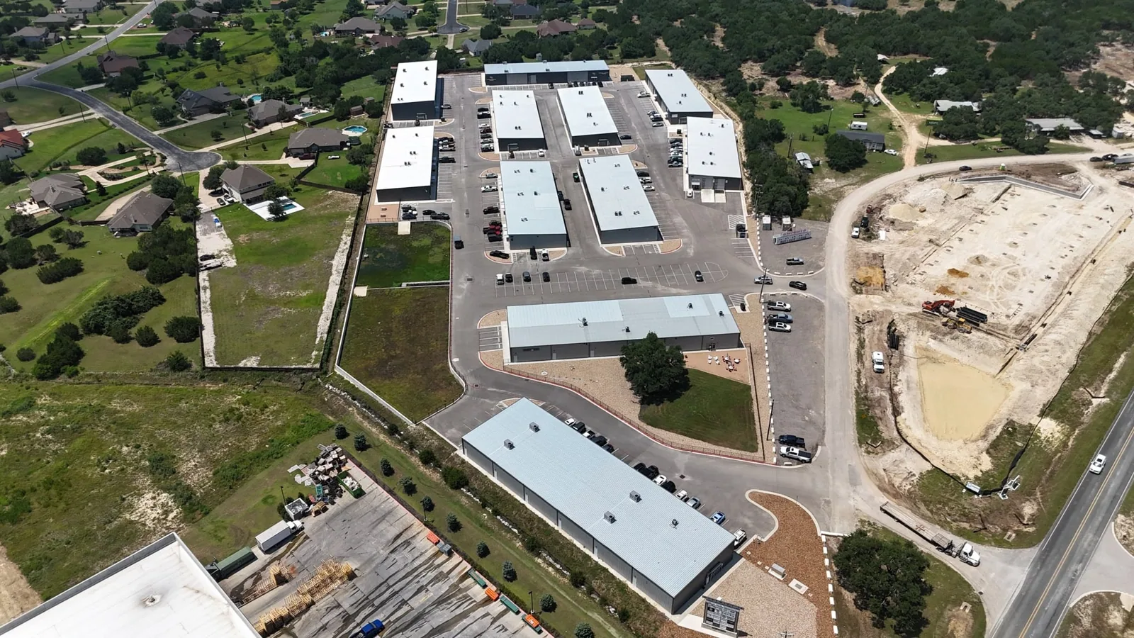 Commercial Roofing at Liberty Hill Highway 29 Commercial Corridor, TX