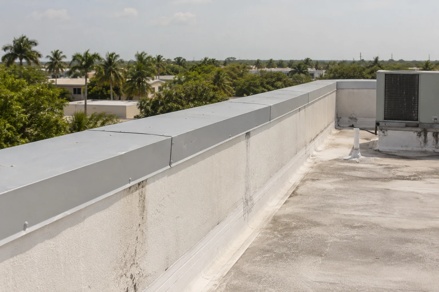 Commercial Roof Edge Metal, Coping, and Gutters in Round Rock, TX